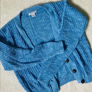 Light blue thick cardigan